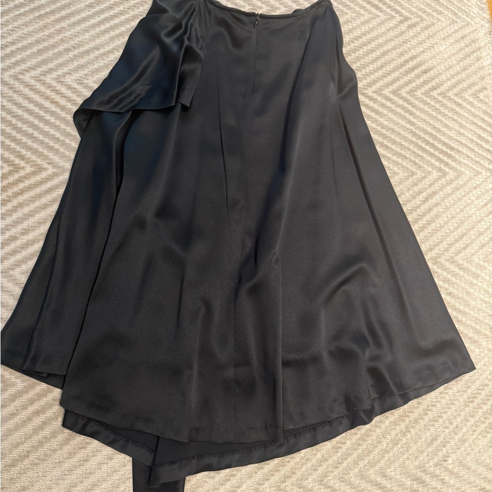 Chic Black Full A-Line Women's Skirt